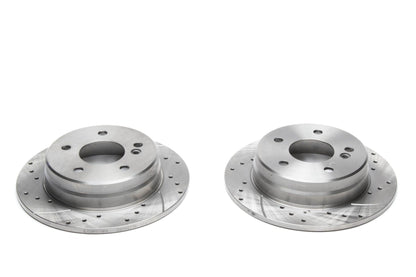 TA Technix Sport Bremsscheiben Satz Hinterachse passend für Mercedes Benz C-Klasse W202/S202