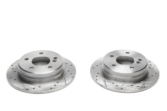 TA Technix Sport Bremsscheiben Satz Hinterachse passend für Mercedes Benz C-Klasse W202/S202