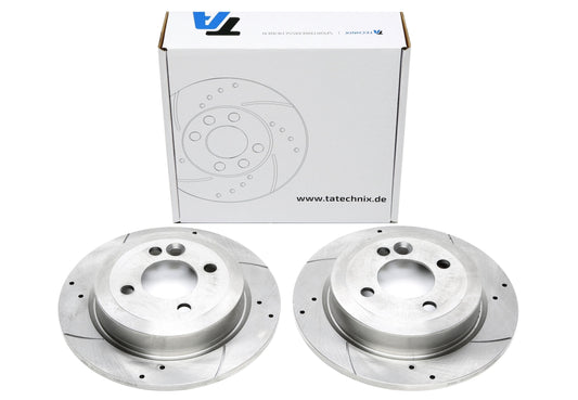 TA Technix Sport Bremsscheiben Satz Hinterachse passend für Mini / Mini Cooper