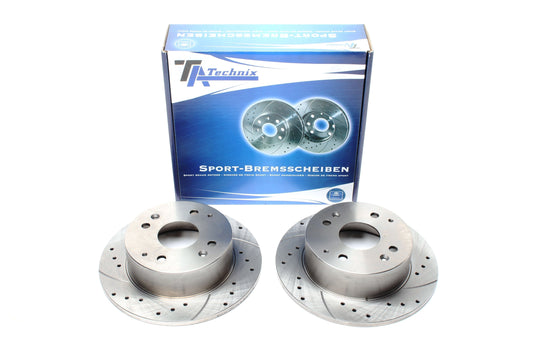 TA Technix Sport Bremsscheiben Satz Hinterachse passend für Honda Accord VI / Accord VI Hatchback