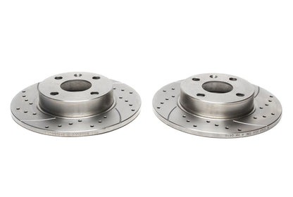 TA Technix Sport Bremsscheiben Satz Hinterachse passend für Opel Corsa C / Combo / Tigra Twintop