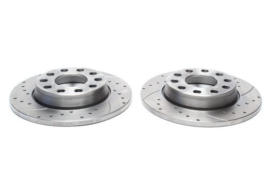 TA Technix Sport Bremsscheiben Satz Hinterachse passend für Audi A4 8E/B6/B7 / 8H/B6/B7 / Seat Exeo