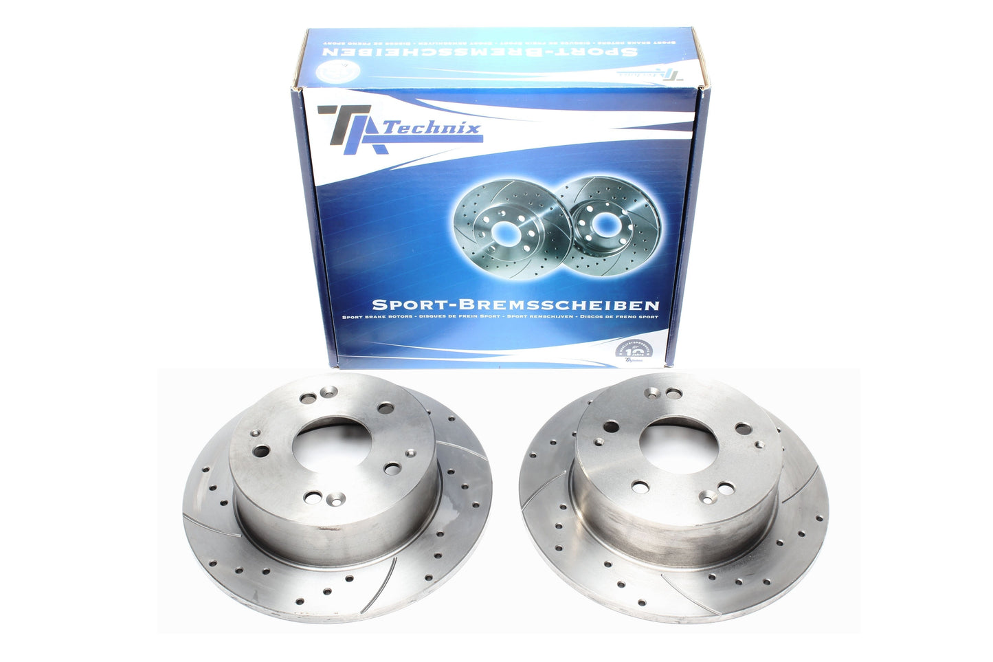TA Technix Sport Bremsscheiben Satz Hinterachse passend für Honda Accord VI
