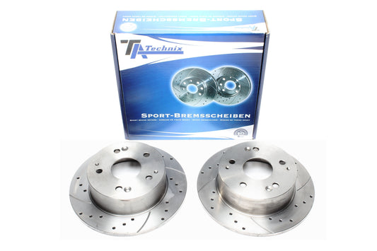 TA Technix Sport Bremsscheiben Satz Hinterachse passend für Honda Accord VI