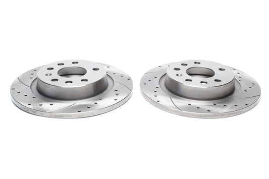 TA Technix Sport Bremsscheiben Satz Hinterachse passend für Fiat Opel / Saab