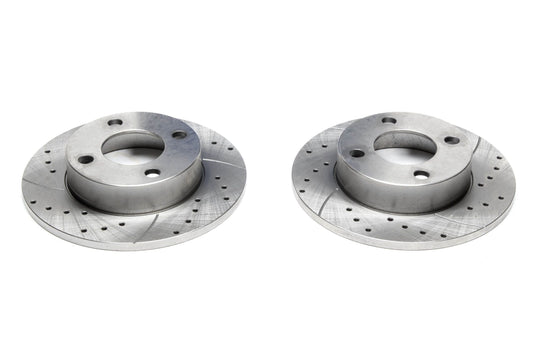 TA Technix Sport Bremsscheiben Satz Hinterachse passend für Audi 100 Typ 44Q 1.8l Quattro