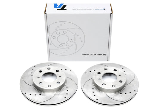 TA Technix Sport Bremsscheiben Satz Vorderachse passend für Honda Civic IV Hatchback / Civic IV Stufenheck / Civiv II Shuttle / CRX I / CRX II / Integra