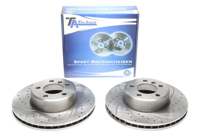 TA Technix Sport Bremsscheiben Satz Vorderachse passend für BMW 7er E65/E66 730i/730d/735i