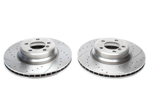 TA Technix Sport Bremsscheiben Satz Vorderachse passend für BMW 5er E60 530d / 7er E65/E66 730/740/750/760