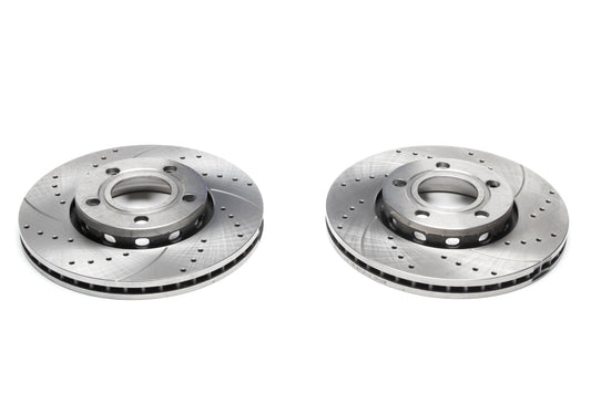 TA Technix Sport Bremsscheiben Satz Vorderachse passend für Audi 100/200 Typ 44, Audi Quattro Typ 85