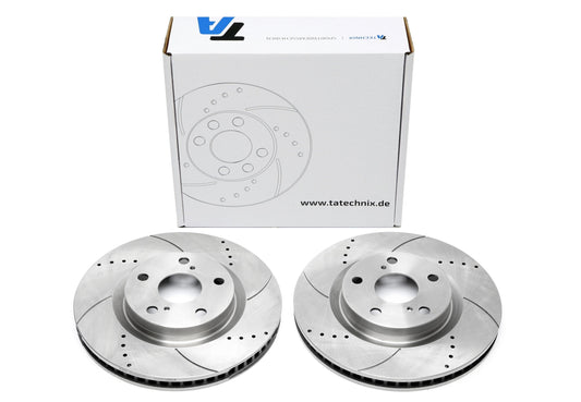 TA Technix Sport Bremsscheiben Satz Vorderachse passend für Toyota Camry / Previa