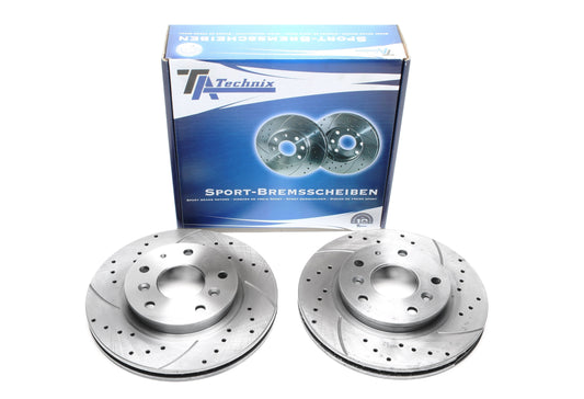 TA Technix Sport Bremsscheiben Satz Vorderachse passend für Mazda 626 III Hatchback / 626 III / 626 III SW / 626 III Coupe / 626 IV Hatchback