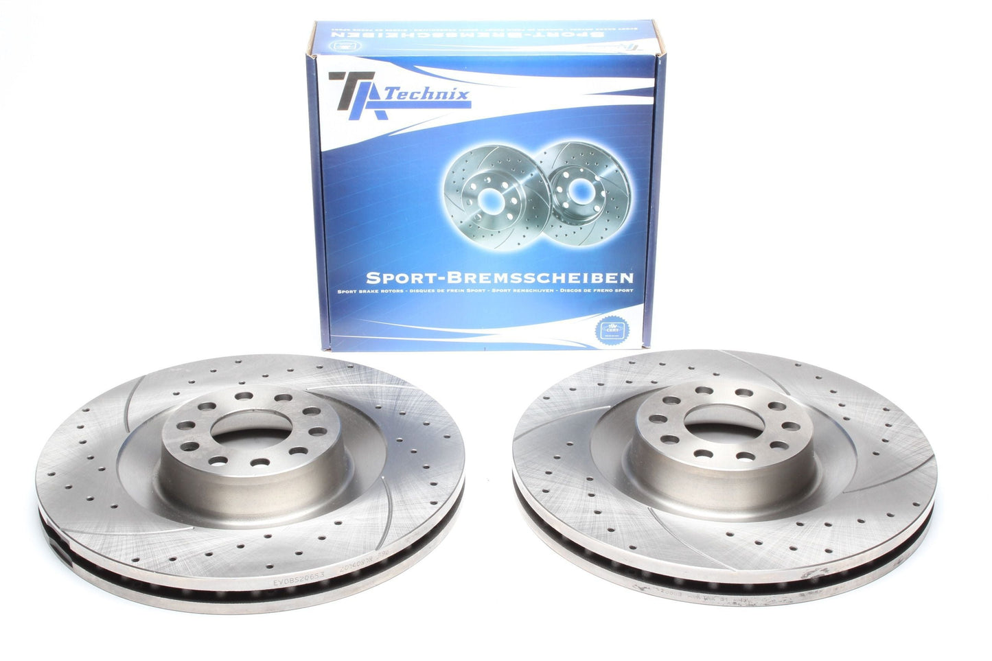 TA Technix Sport Bremsscheiben Satz Vorderachse passend für Audi A6/A8 VW Phaeton