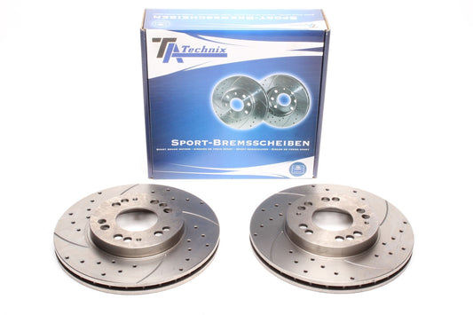 TA Technix Sport Bremsscheiben Satz Vorderachse passend für Mitsubishi Eclipse I / Sigma