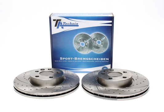 TA Technix Sport Bremsscheiben Satz Vorderachse passend für Ford Galaxy / Seat Alhambra / VW Sharan / T4