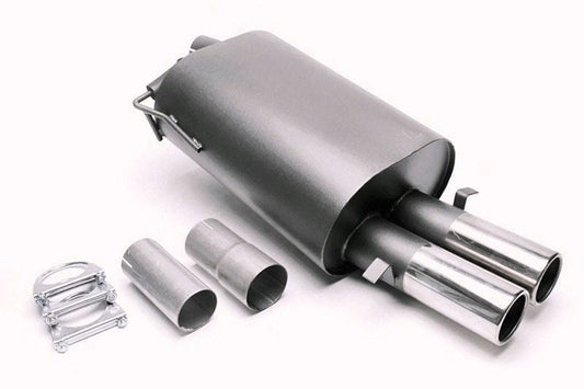 TA Technix Sportendschalldämpfer 2x76mm passend für BMW 5er Serie Limousine, Typ E39
