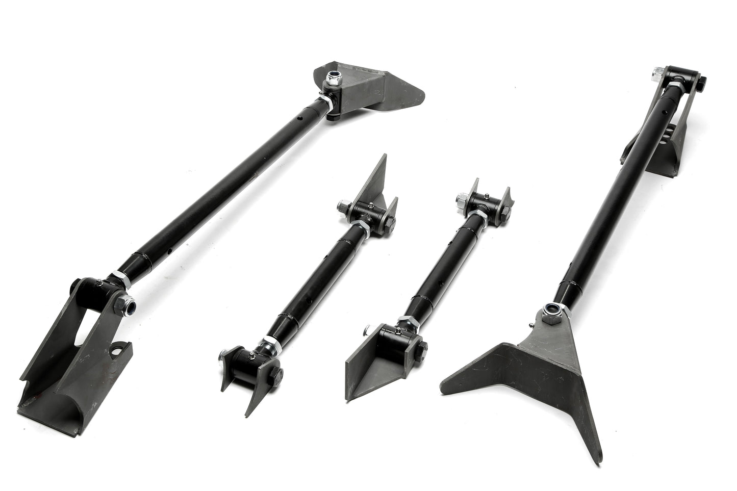 TA Technix universelles Dreiecks "triangulated" 4-Link Kit / Umrüstset für Blattfedernsysteme auf Airride oder Airride/Gewinde Syteme