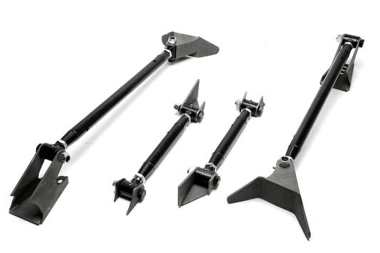 TA Technix universelles Dreiecks "triangulated" 4-Link Kit / Umrüstset für Blattfedernsysteme auf Airride oder Airride/Gewinde Syteme