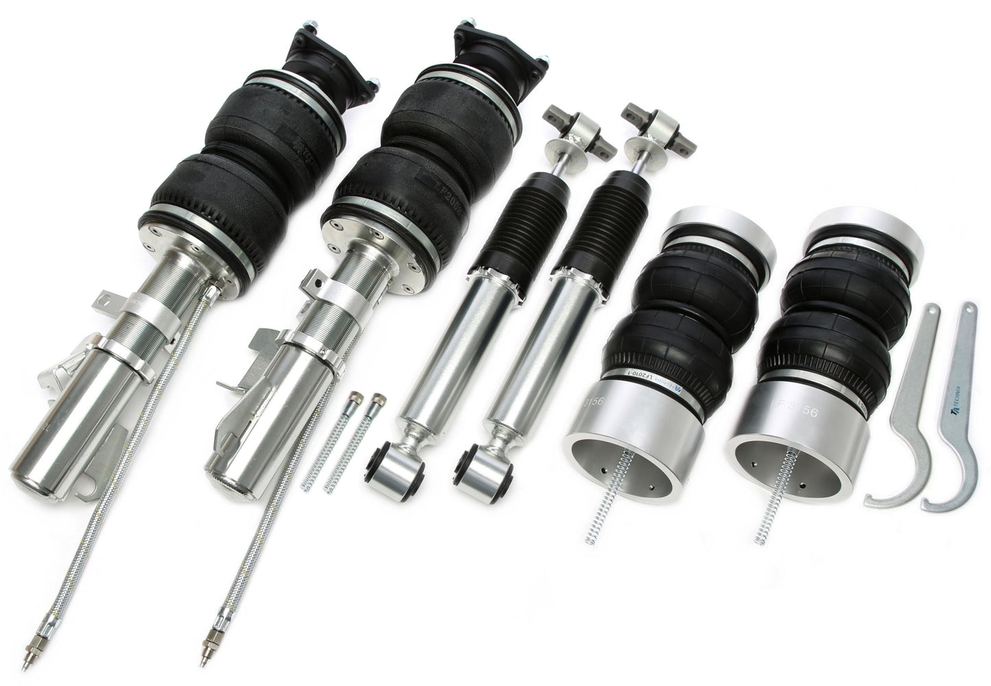 TA Technix Luftdämpfersatz passend für Jaguar X-Type I Typ CF