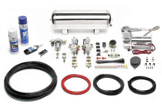 TA Technix /Viair härteverstellbares Luftfahrwerk "sportliche Abstimmung" passend für Mercedes Benz E-Klasse W124