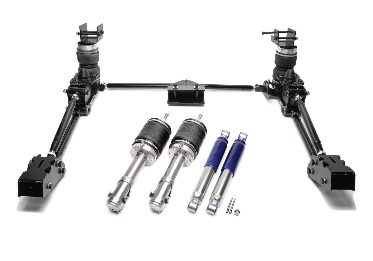 TA Technix härteverstellbarer Luftdämpfersatz+ Blattfedernumrüstkit passend für Seat Inca / VW Caddy II