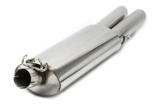 TA Technix Endschalldämpfer 2x76mm aus Rennsportanlage RSG2E276SC passend für VW Golf II
