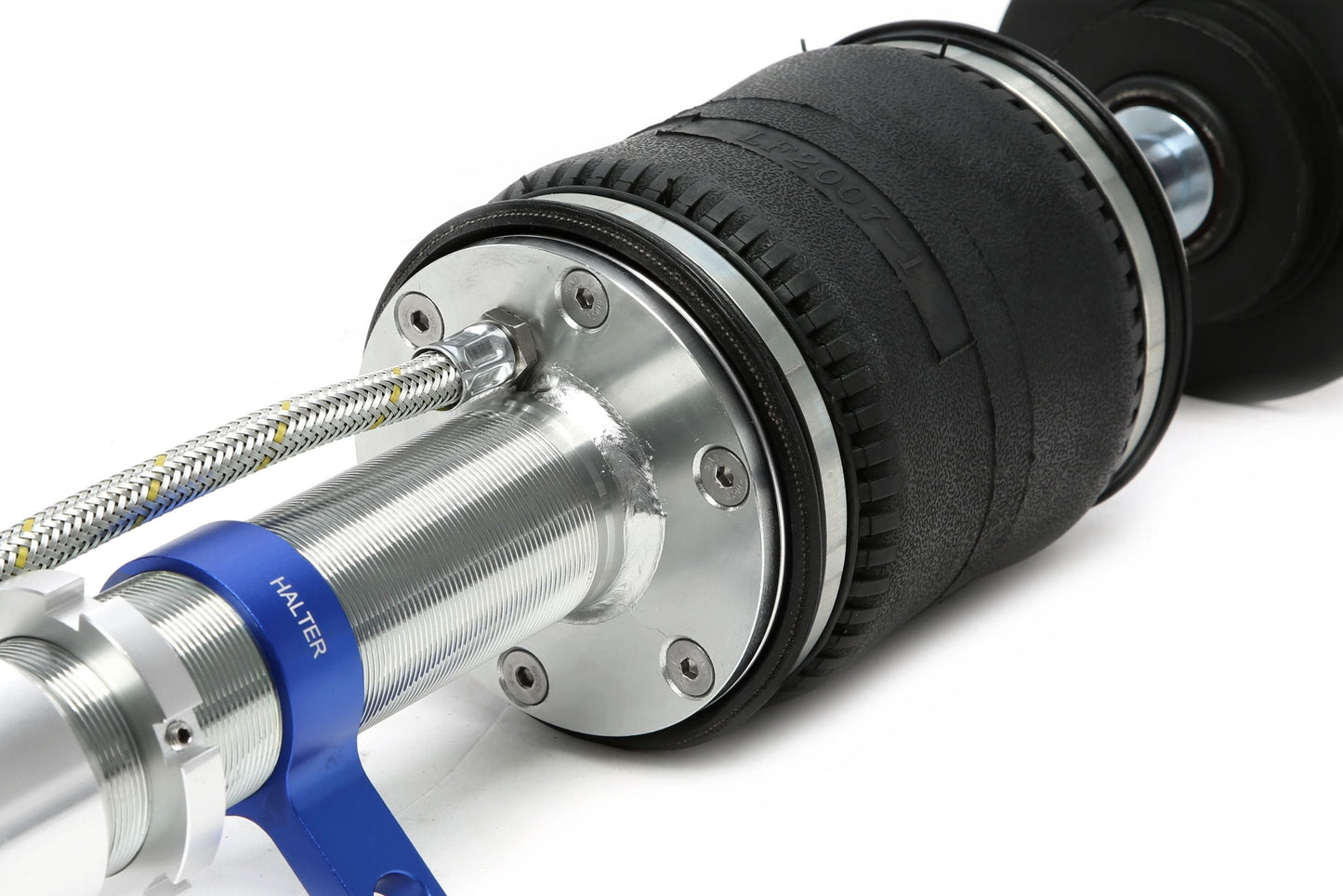 TA Technix Luftdämpfersatz mit Verstellsystem passend für Seat Ibiza V (KJ), VW Polo VI (AW)