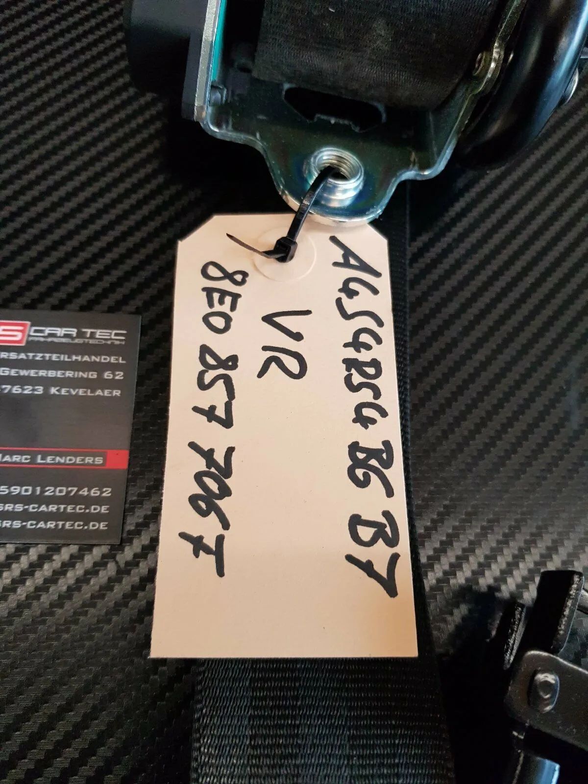 Audi A4 S4 RS4 B6 B7 8E Sicherheitsgurt 8E0857706F vorne rechts