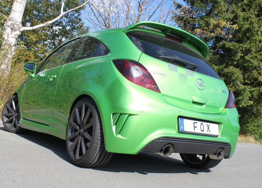 FOX Opel Corsa D NRE Endschalldämpfer quer Ausgang rechts/links - 1x100 Typ 25 rechts/links
