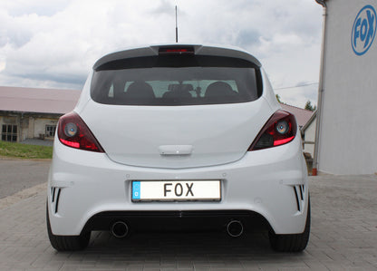 FOX Opel Corsa D - NRE-Edition Stoßstange Endschalldämpfer Ausgang rechts/links - 1x100 Typ 25 rechts/links