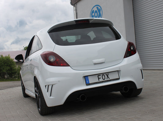 FOX Opel Corsa D - NRE-Edition Stoßstange Endschalldämpfer Ausgang rechts/links - 1x100 Typ 25 rechts/links