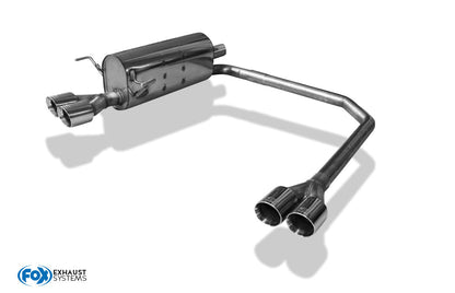 FOX Opel Astra H/ Astra H GTC Endschalldämpfer Ausgang rechts/links - 2x76 Typ 25 rechts/links