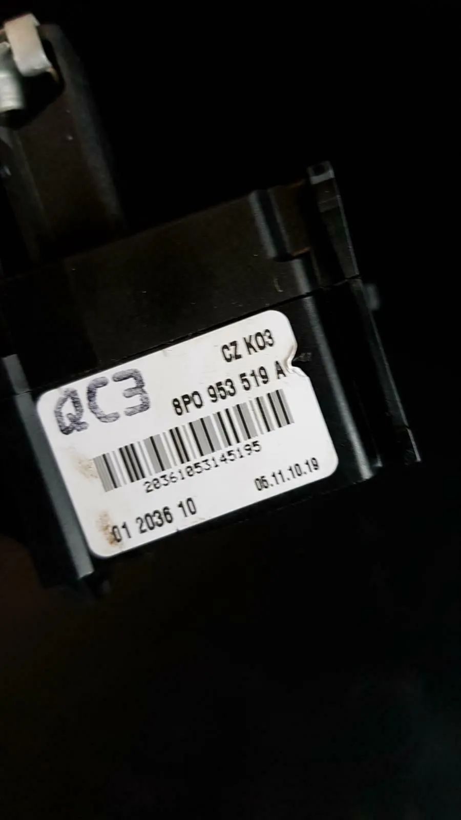 Lenkstockschalter MFA rechts 8P0953519A Audi A3 S3 8P