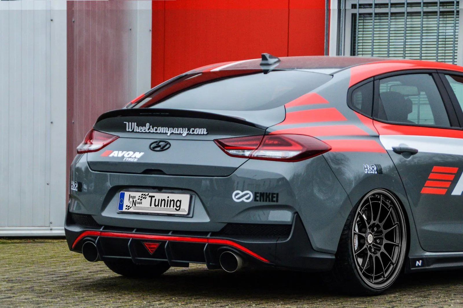 IN Tuning Racing Heckansatz für Hyundai i30 Fastback N-Line ab Bj. 2018