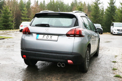 FOX Peugeot 2008 Endschalldämpfer - 2x80 Typ 25