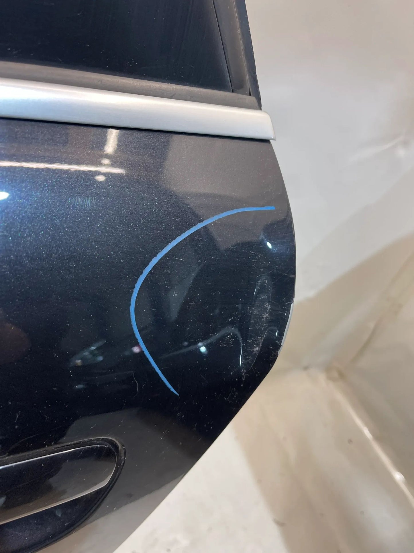 Original Audi A6 S6 RS6 4B Kombi Türe Links Hinten LZ9W ebony schwarz Tür