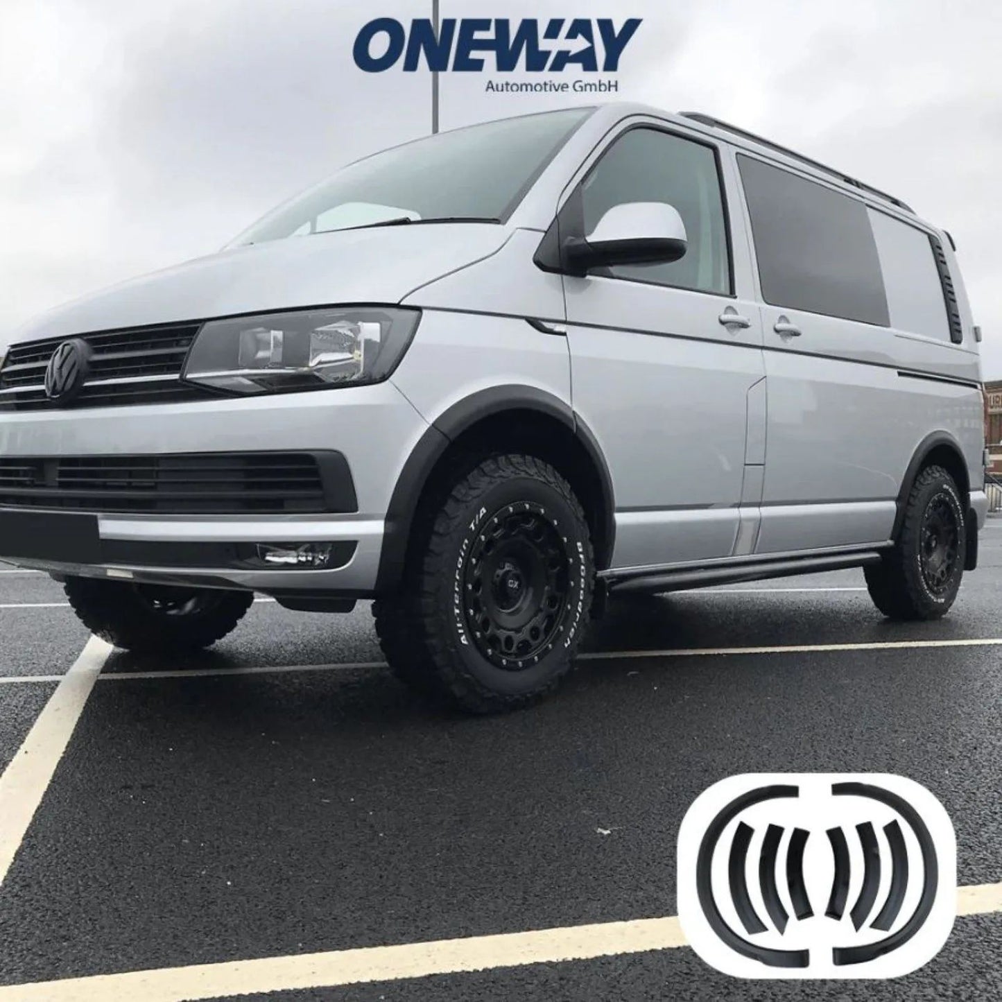 Oneway Radlaufleisten WA03.010 VW Transporter T6 2015–2019 mit ABE TÜV