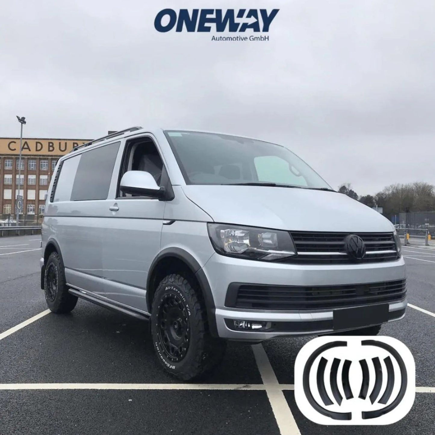Oneway Radlaufleisten WA03.010 VW Transporter T6 2015–2019 mit ABE TÜV