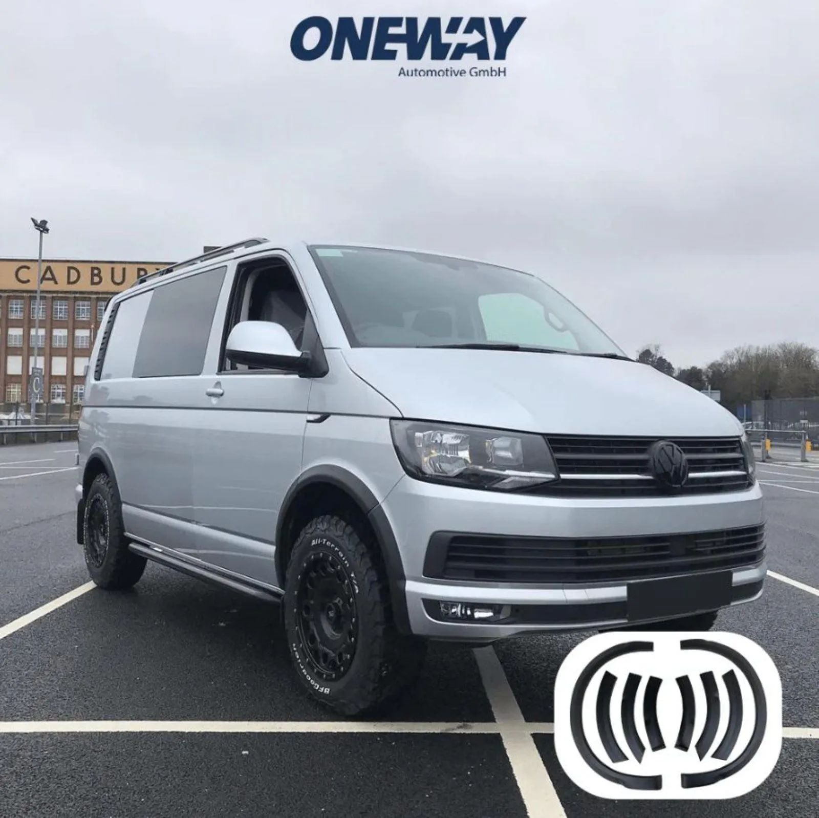 Oneway Radlaufleisten WA03.010 VW Transporter T6 2015–2019 mit ABE TÜV