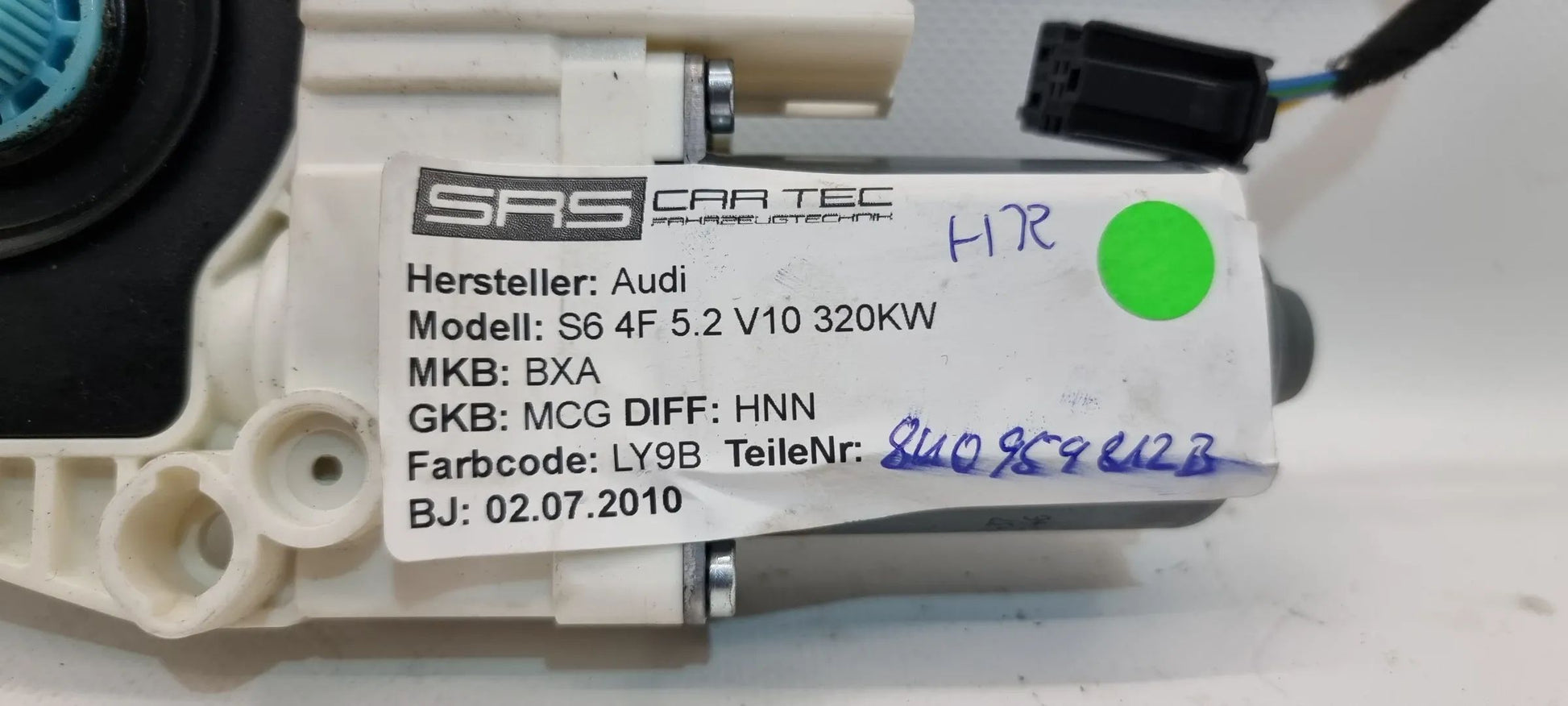 Fensterhebermotor Festerheber Audi A4 A5 Hinten Rechts 8K0959812B Steuergerät