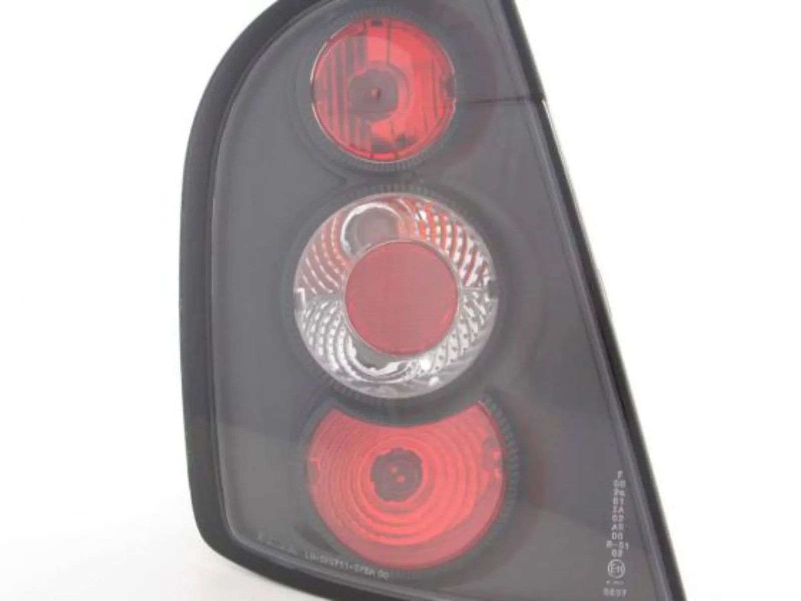 Rückleuchten Set Skoda Fabia Typ 6Y Bj. 97-07 schwarz Klarglas