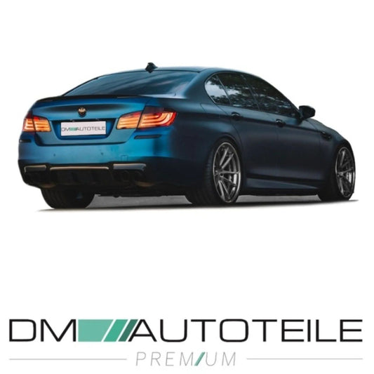 Performance Heckdiffusor 4 Rohr Schwarz BMW 5er F10 F11 M-Paket