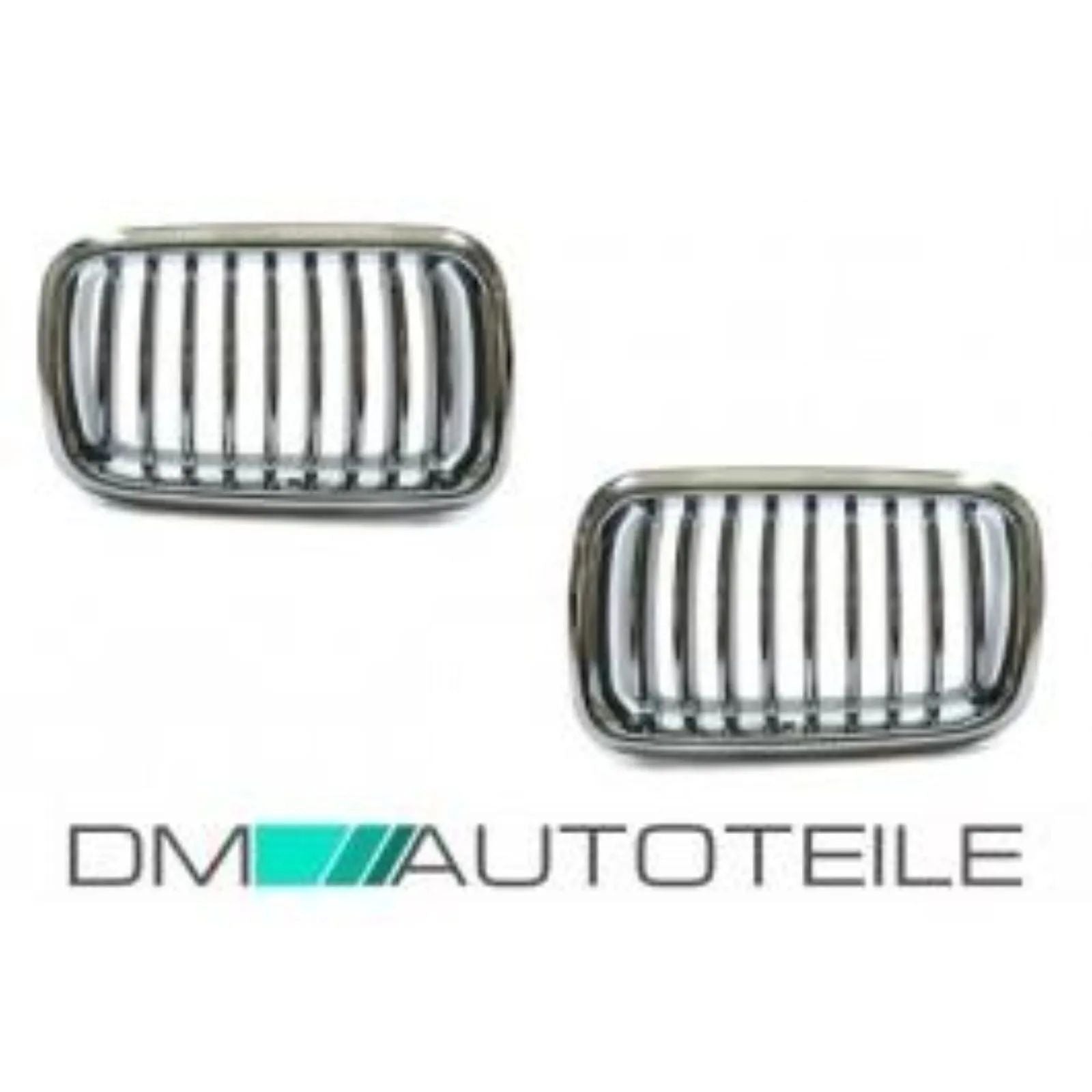 Set Kühlergrill Nieren Chrom passend für BMW 3er E36 Baujahr 96-99