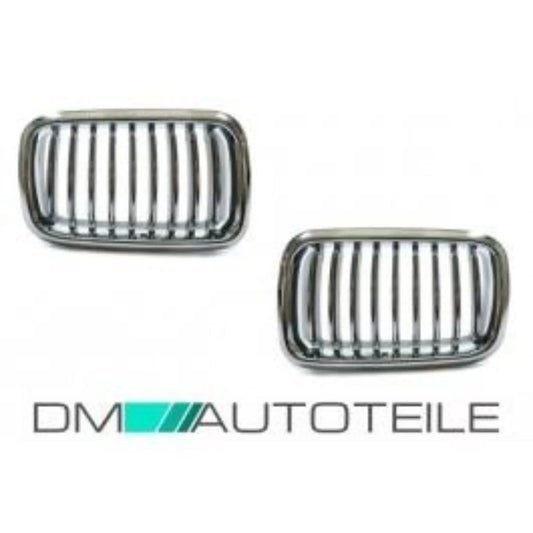 Set Kühlergrill Nieren Chrom passend für BMW 3er E36 Baujahr 96-99