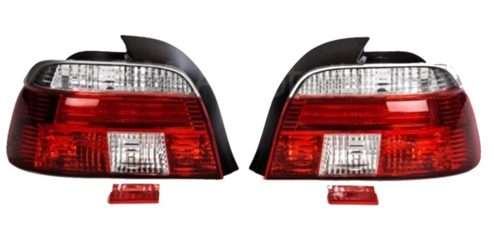 Rückleuchten Klarglas Facelift Rot Weiß 1308 BMW 5er E39 Limousine 11/1995 - 09/2000