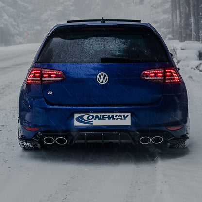 Oneway Heckdiffusor VW Golf MK 7 R 2013-2016