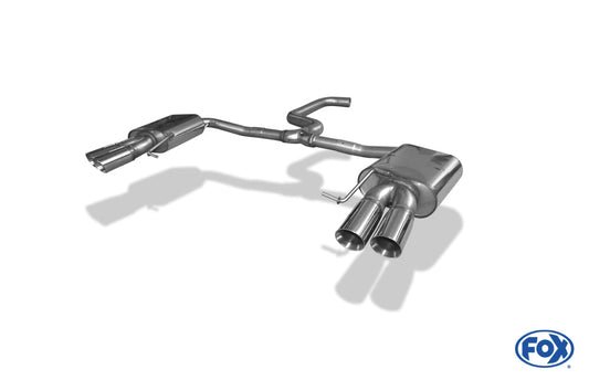 FOX Seat Leon 5F ST - Cupra 265/280/290 Endschalldämpfer rechts/links - 2x90 Typ 25 rechts/links