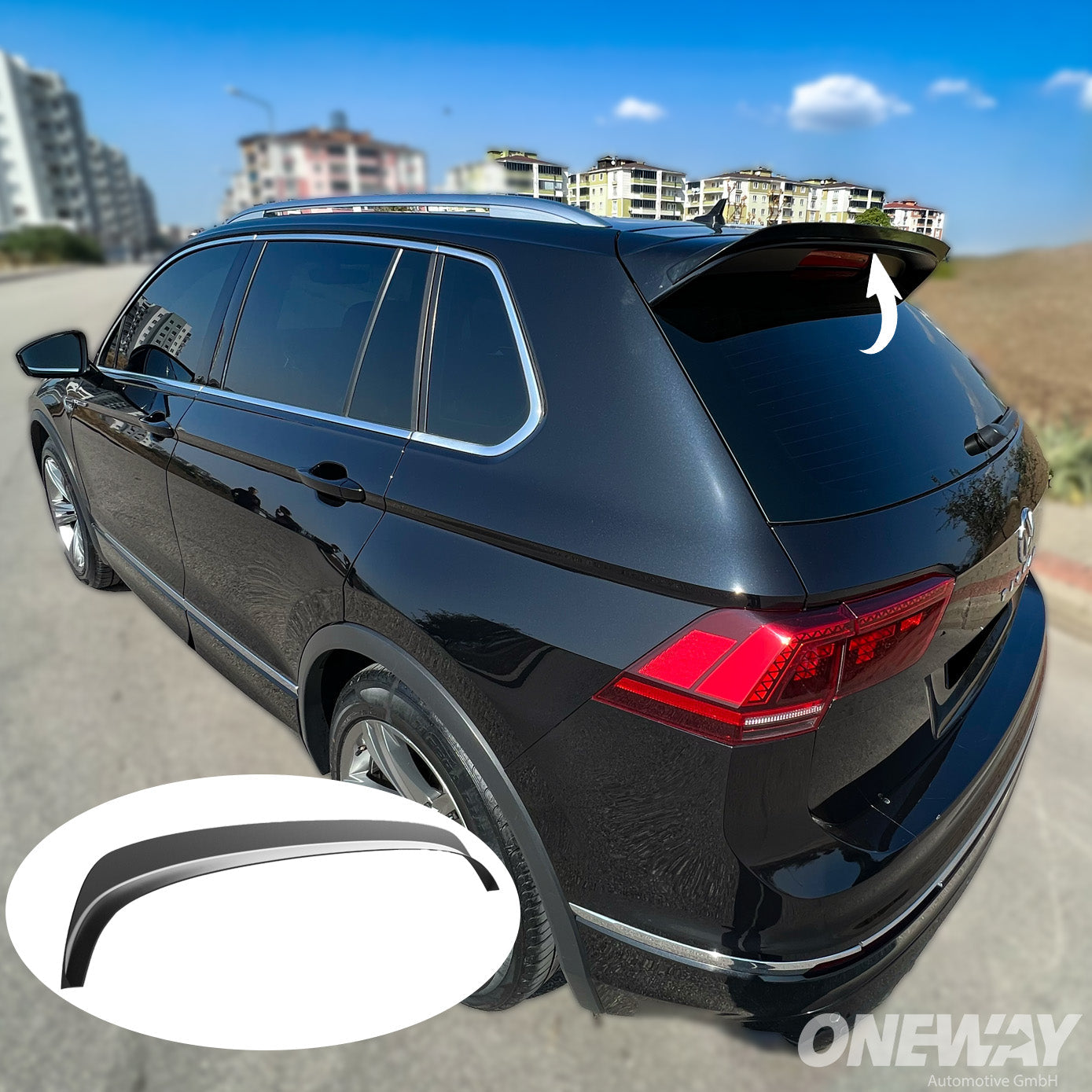 Oneway Heckspoiler VW Tiguan MK 2 R Line 2015 - 2020