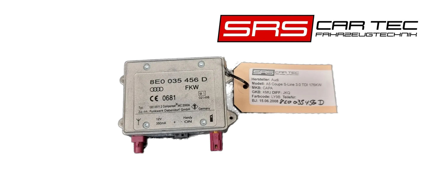 AUDI A3 A4 A5 A6 A8 Antennenverstärker 8E0035456D FM Verstärker Radio Steuergerät