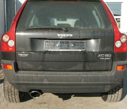 FOX Volvo XC90 Endschalldämpfer - 115x85 Typ 33